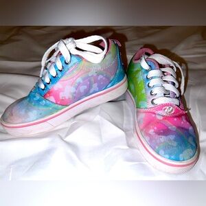 Rainbows & Hearts Heelys sz 13c